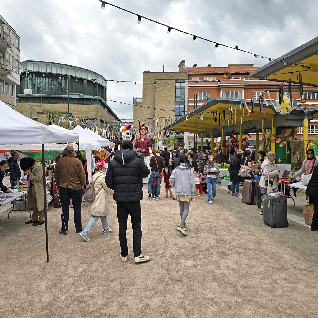 Inter Culture in Lund's square festival at the Botulfs place in Lund