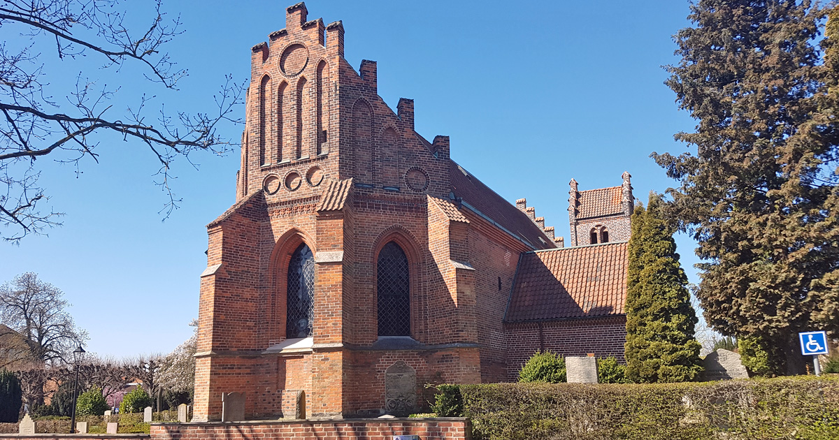 The small beautiful medieval Cloister church in Lund