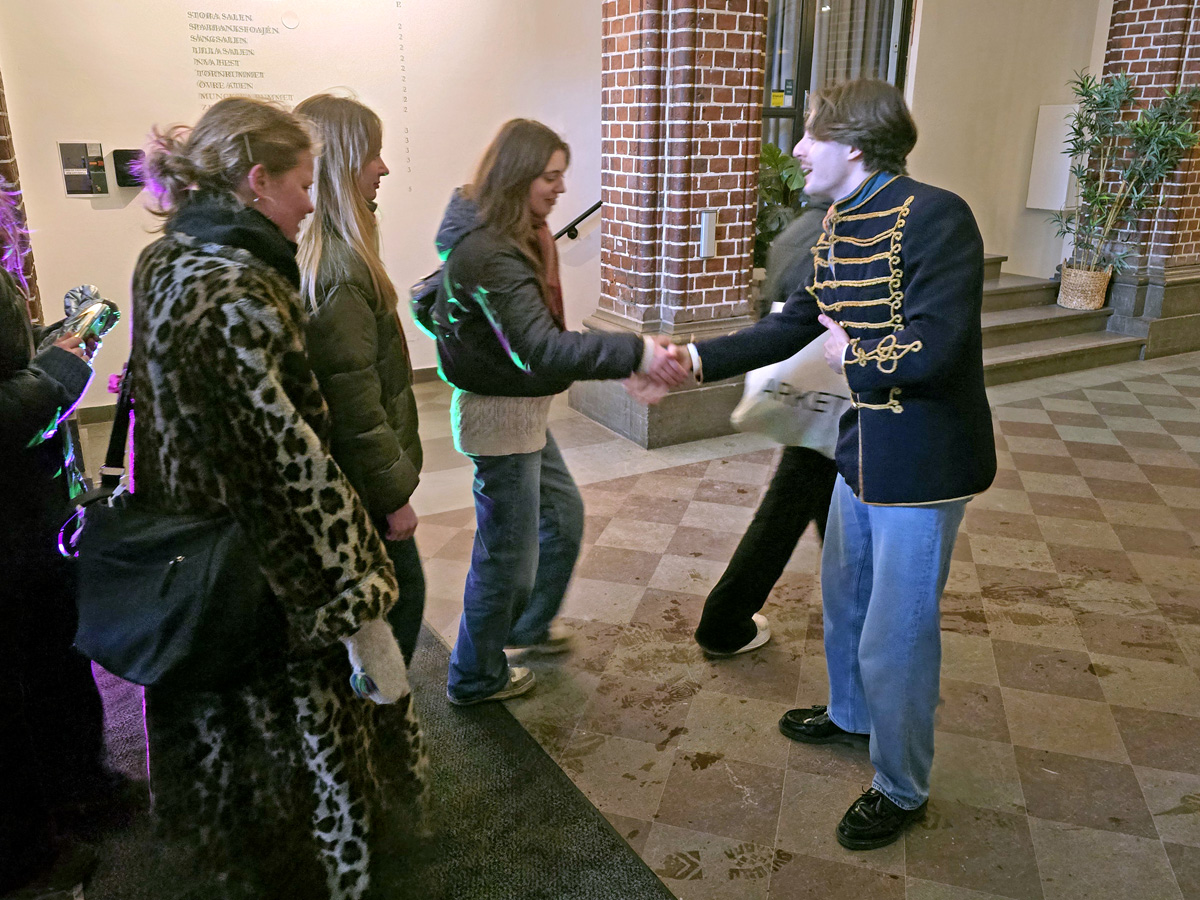 The carnival general welcomed all carnivalists to the Lund Carnival 2026