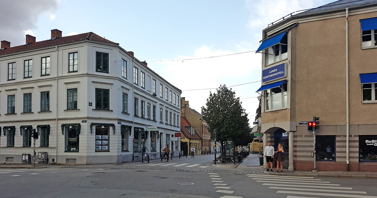 The eastern entrance to the medieval Lund city
