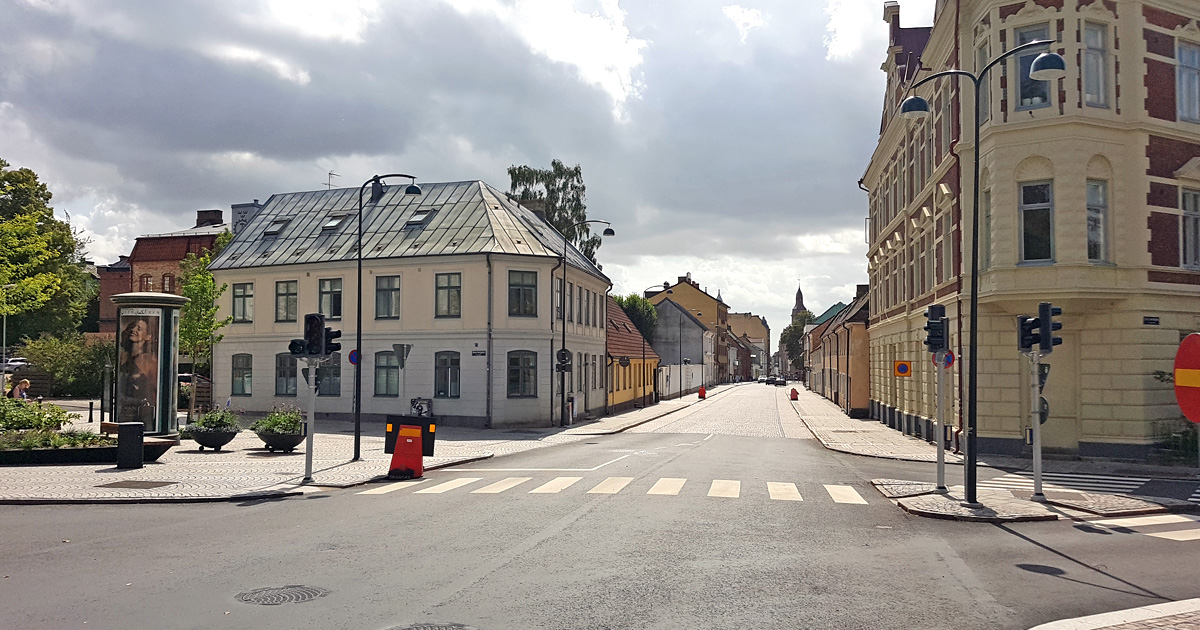 The place for the northern gate, toll, into the medieval Lund