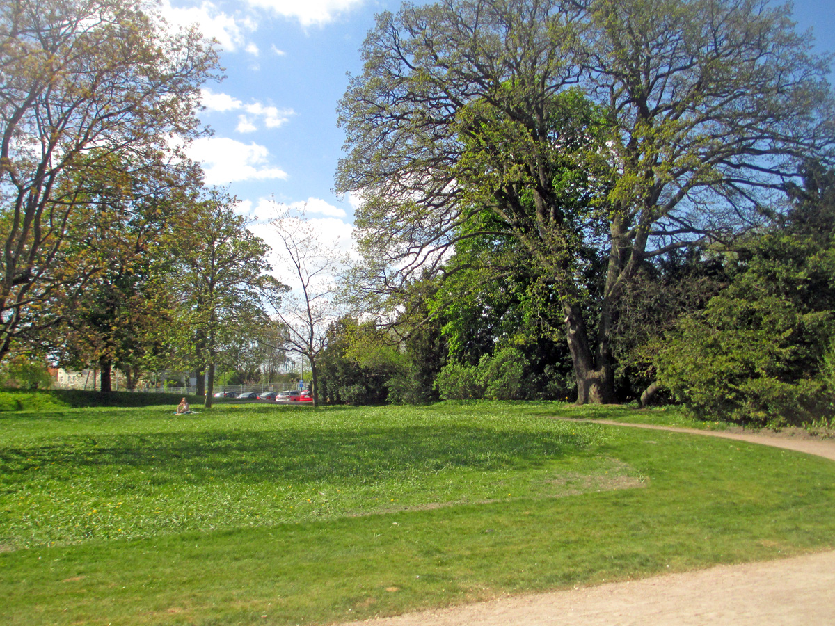 The place where the medieval Sankt Måns church was during the middle ages