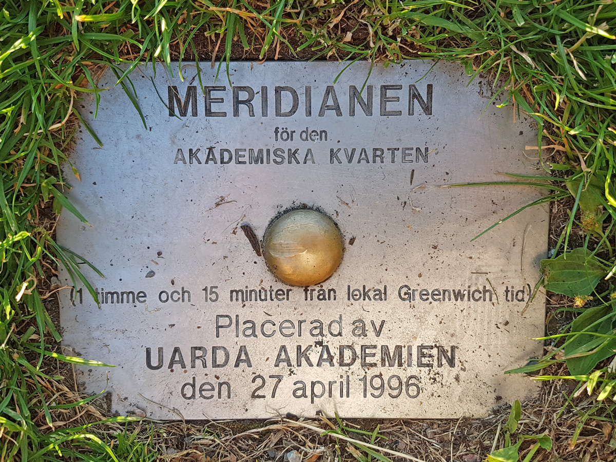 The meridian for the academic quarter in Lund