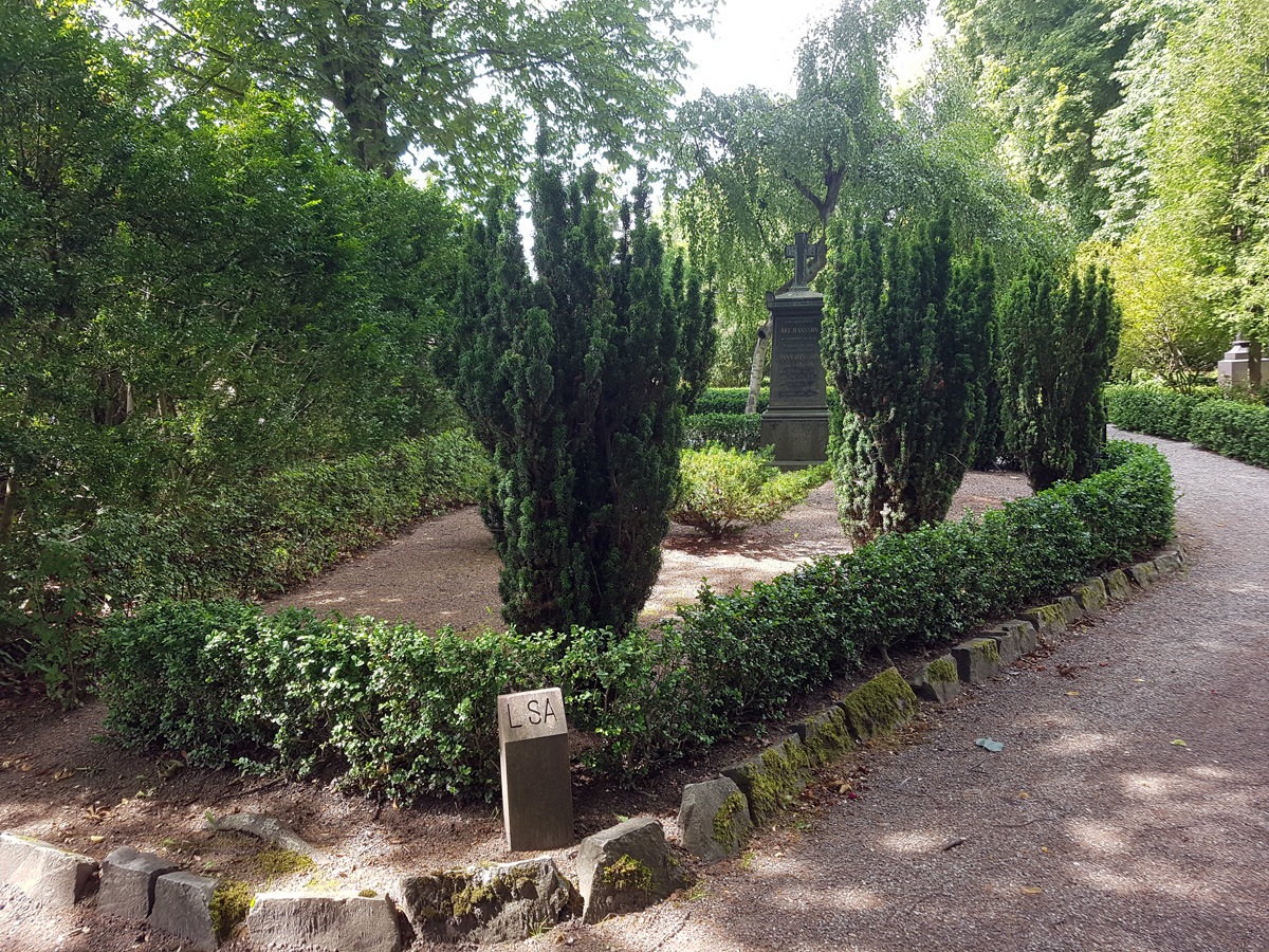 The grave of Innkeeper Åke Hansson