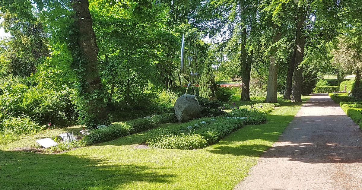 The concentration camp refugee cemetery at Northern cemetery in Lund
