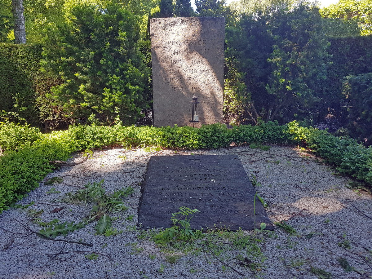 The actress Gaby Stenberg's grave