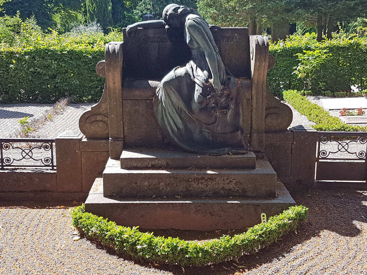 The family Hildisch's family grave at the Northern cemetery in Lund
