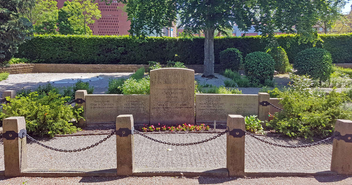 Charcuterie family Holmgren's family grave at Northern cemetery in Lund