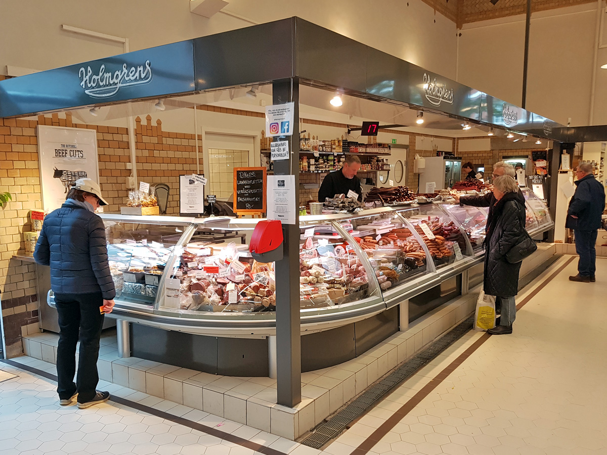 Holmgrens delicatessen in Lund Market Hall