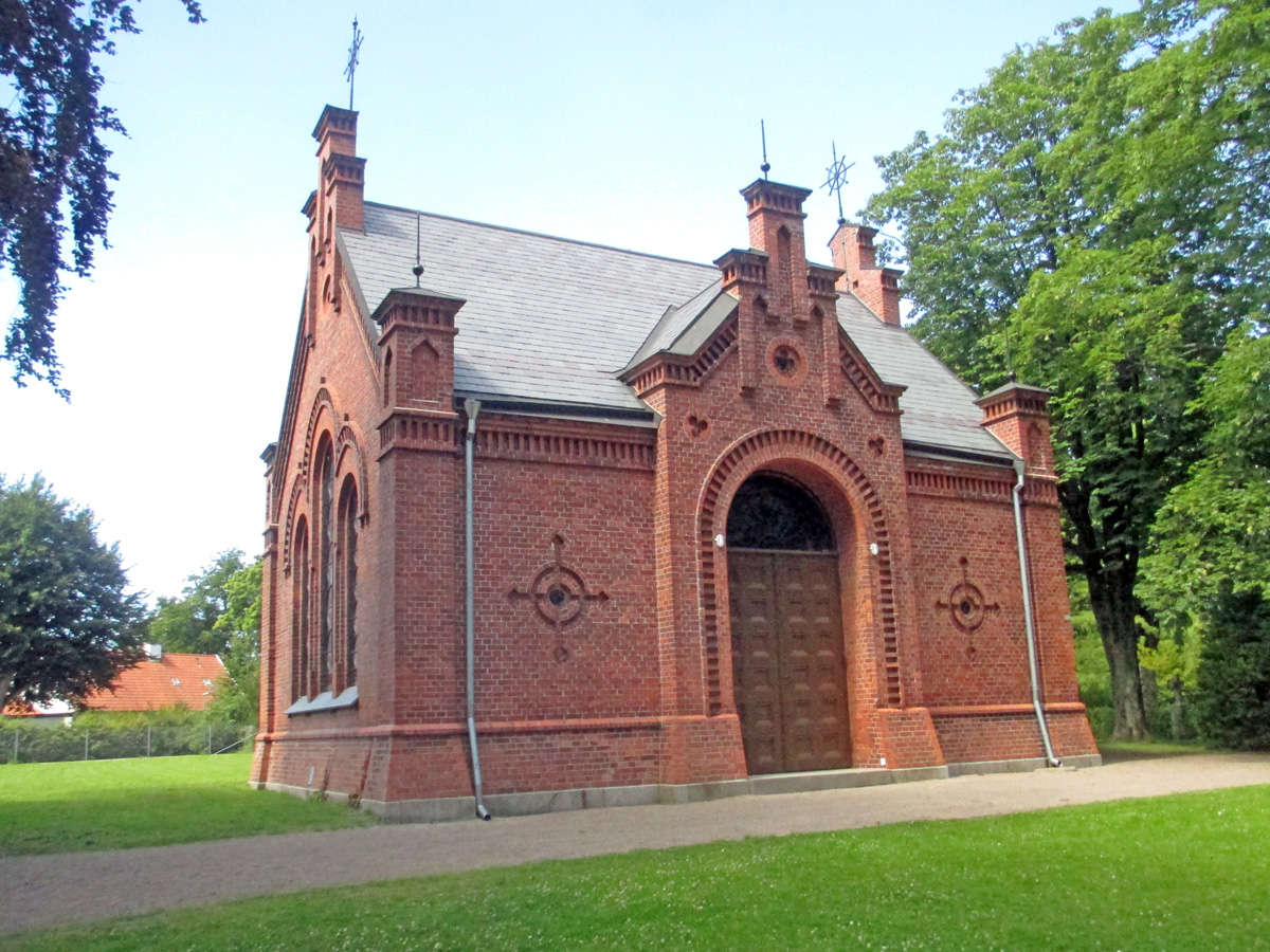 The Northern Cemetery's chapel that was built in 1895