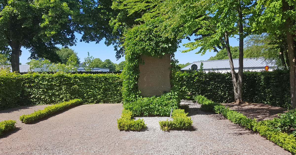 The French soldier Eugène Vibart's grave at Northern cemetery in Lund
