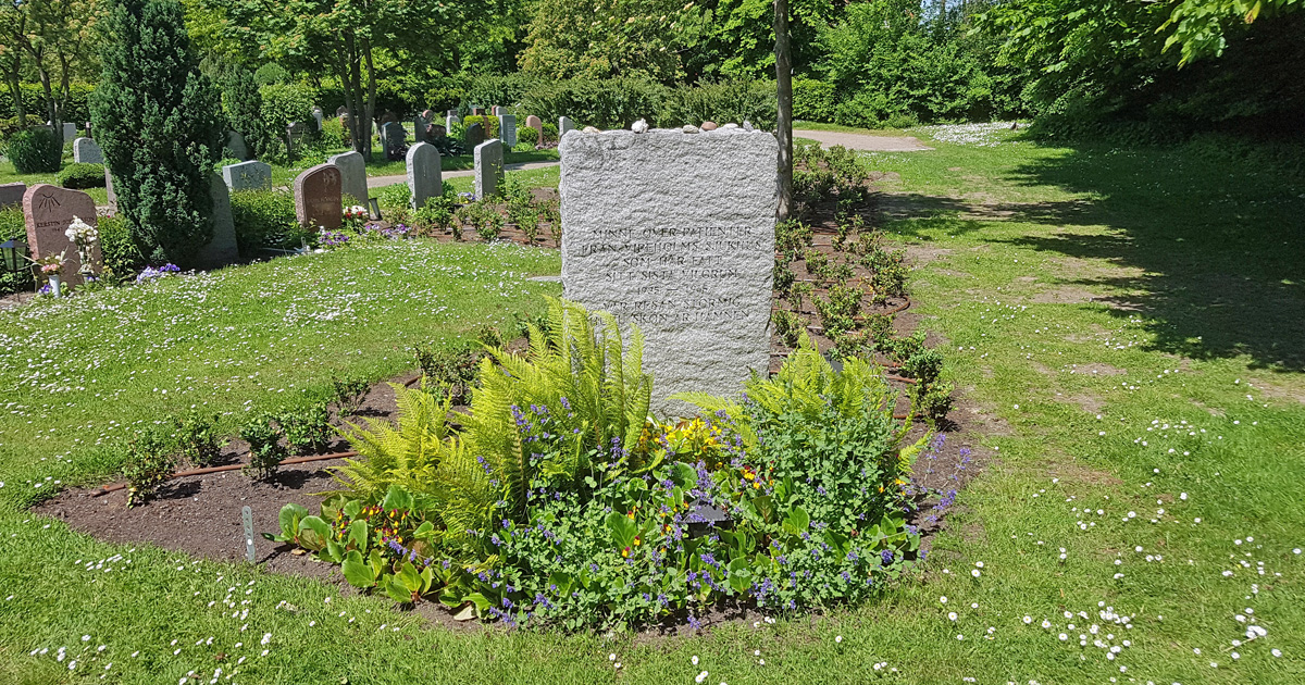 The Vipeholm grave at Northern cemetery in Lund