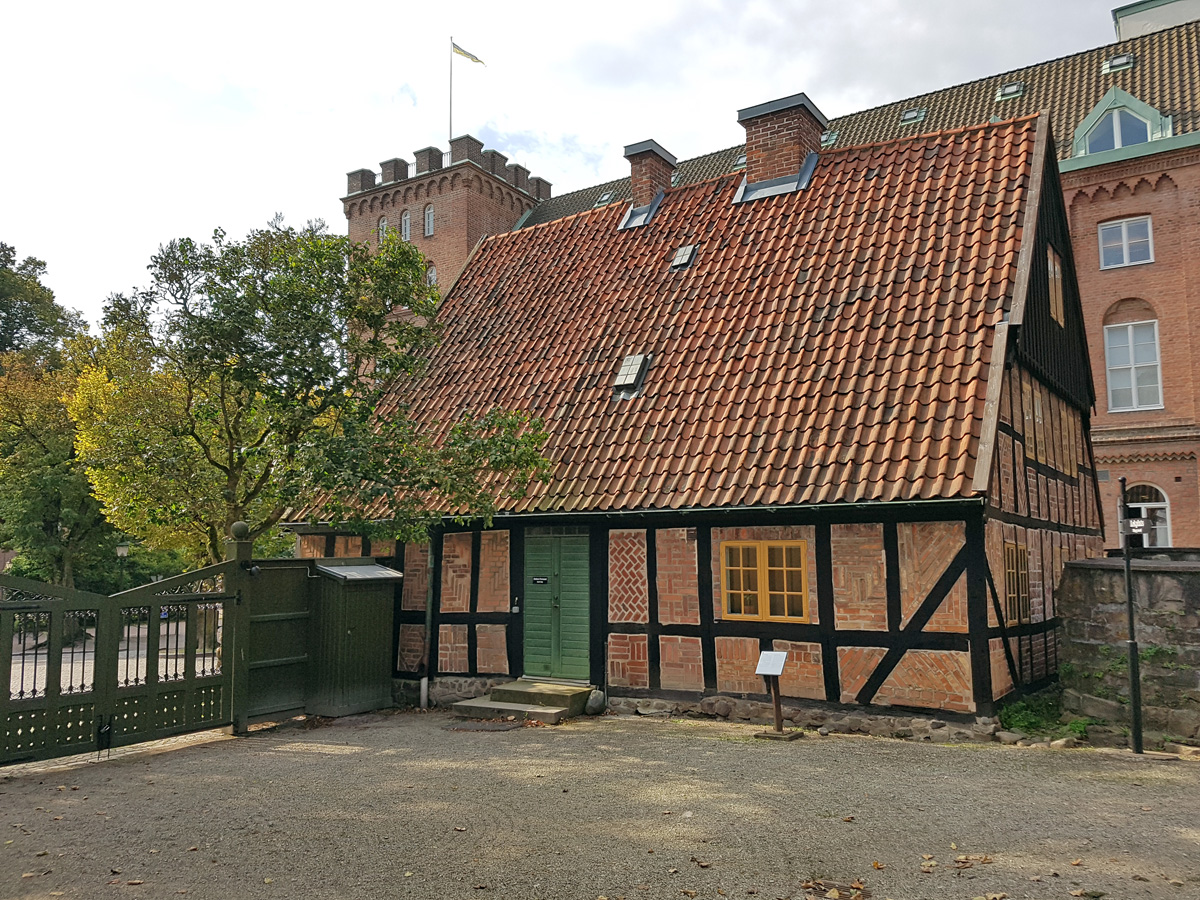 Locus Peccatorum seen from inside Kulturen open-air museum