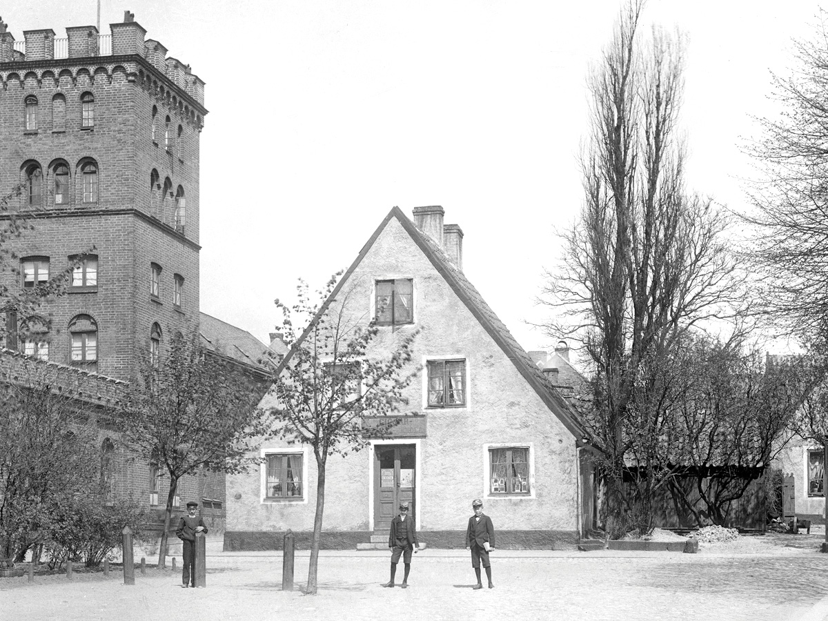 The hous Locus Peccatorum in Lund as it looked like in 1899