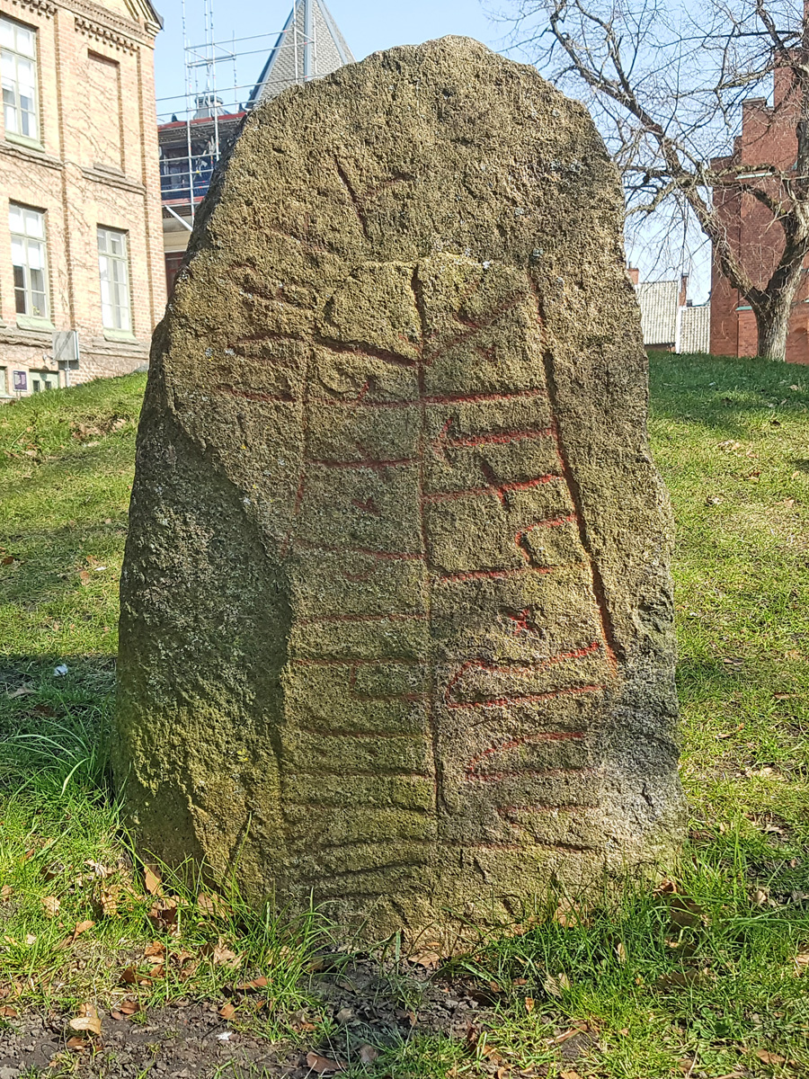 The runestone Gårdstånga stone number 3 in Lund