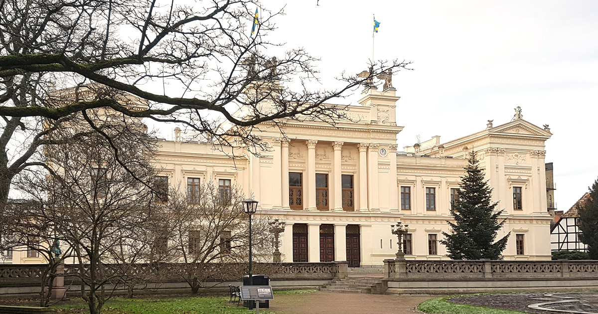 The main building of Lund university