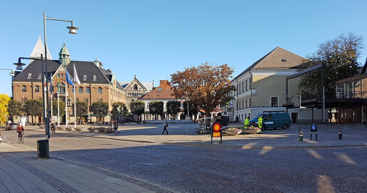 The Main Square in Lund, Sweden's oldest square