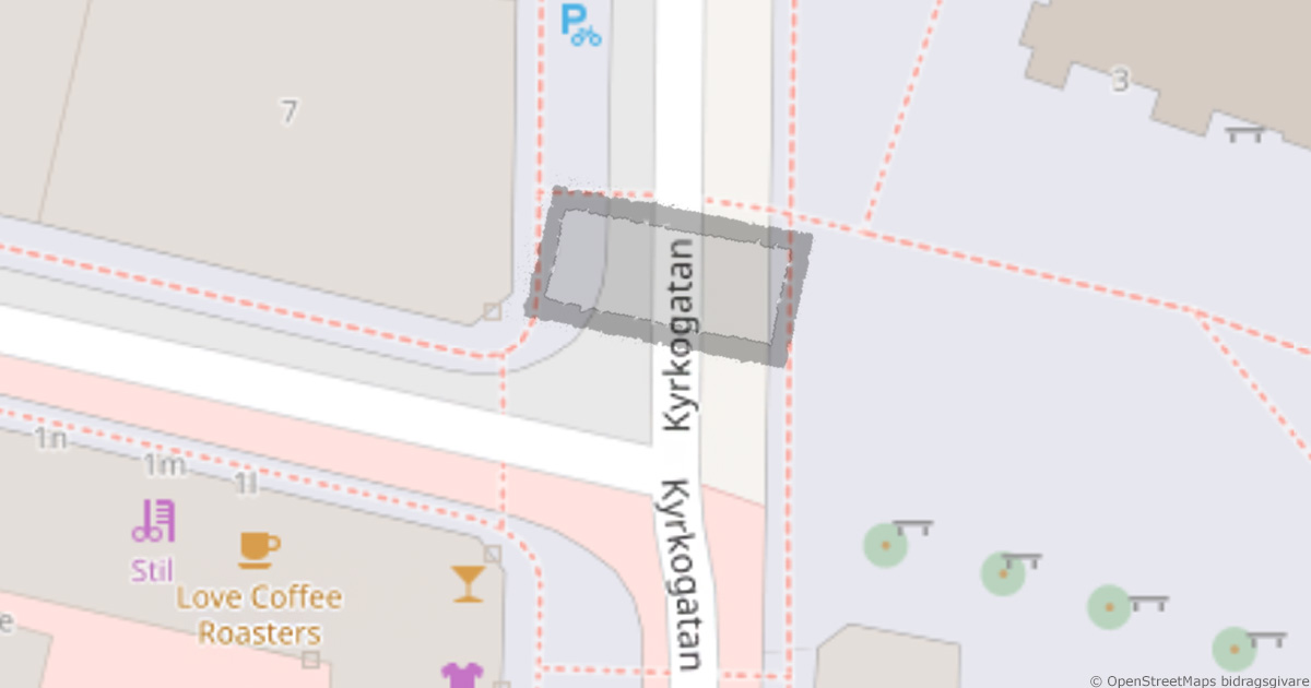 Map of the location for the first cathedral school building in the viking age Lund