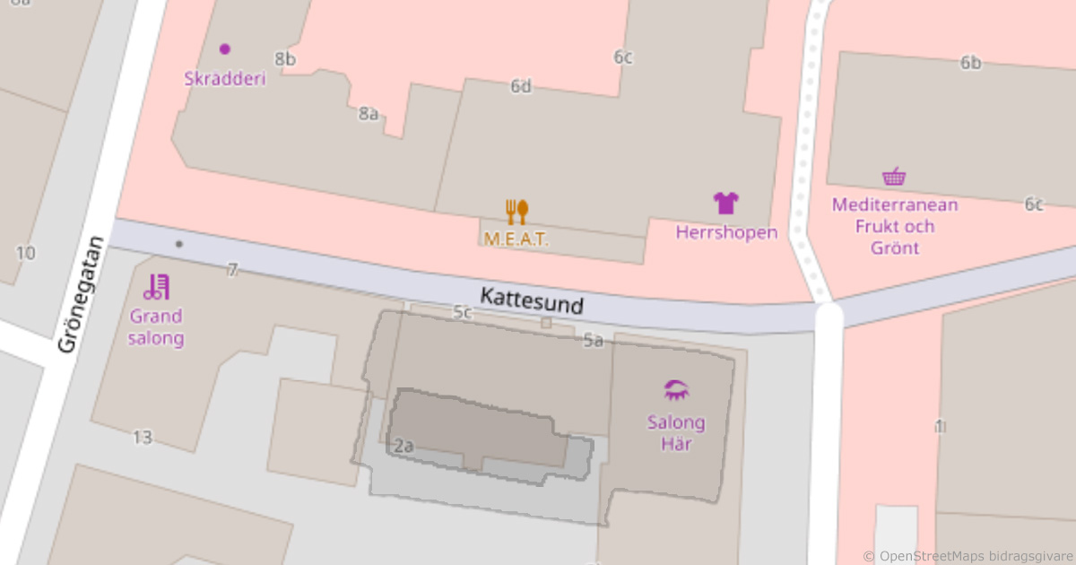 Map of South Kattesund church from 1040s in Lund