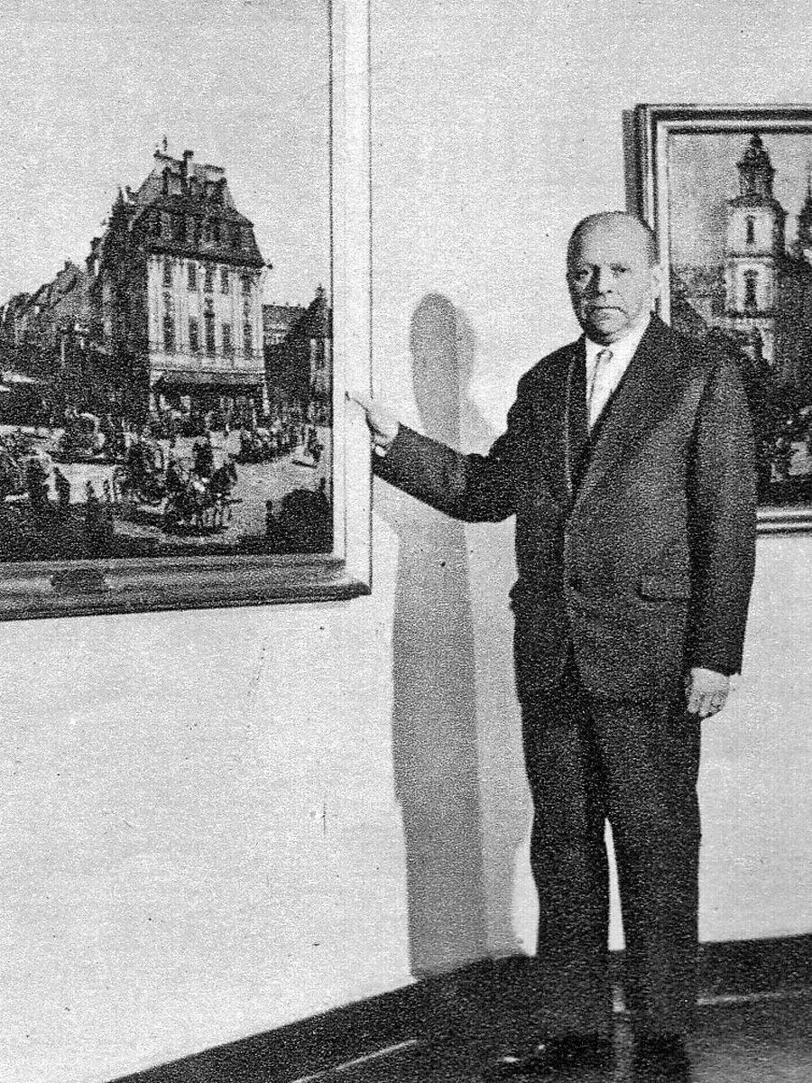 Professor Stanislaw Lorentz at the Polish National Museum in Warsaw in 1960s
