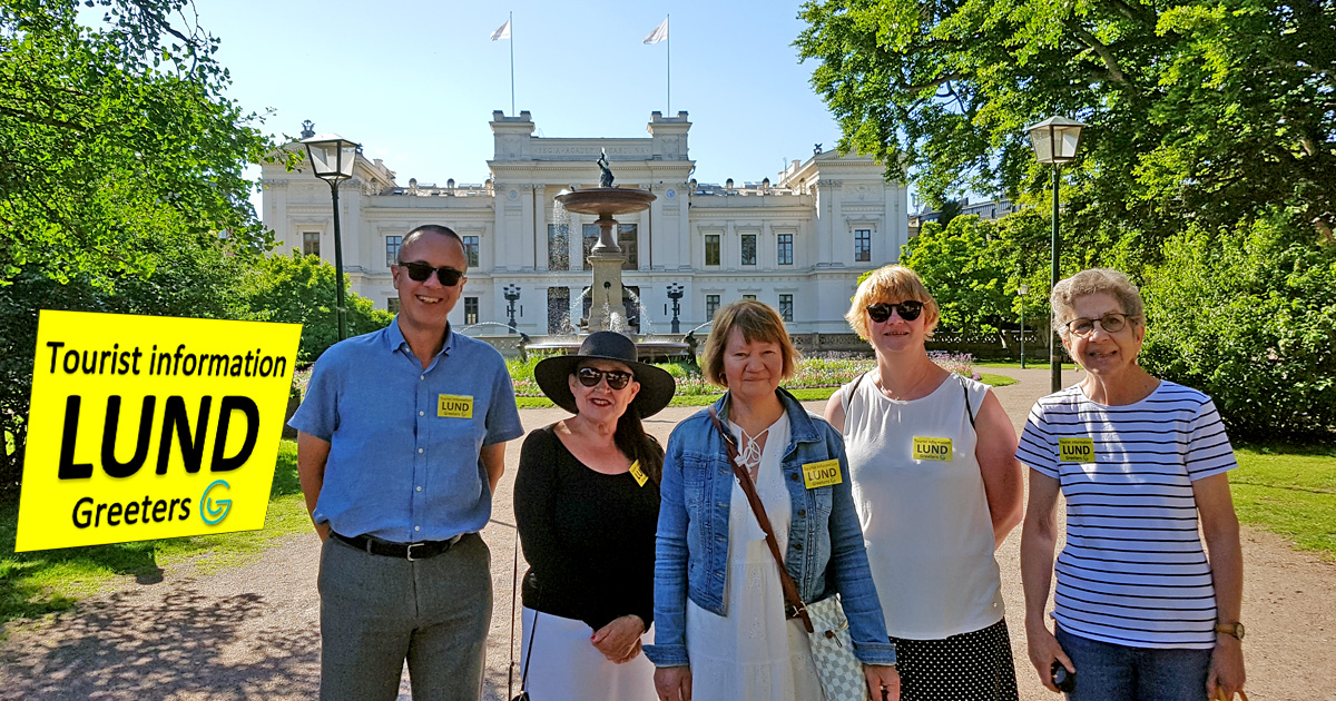 The voluntary tourist information Destination Lund's greeters