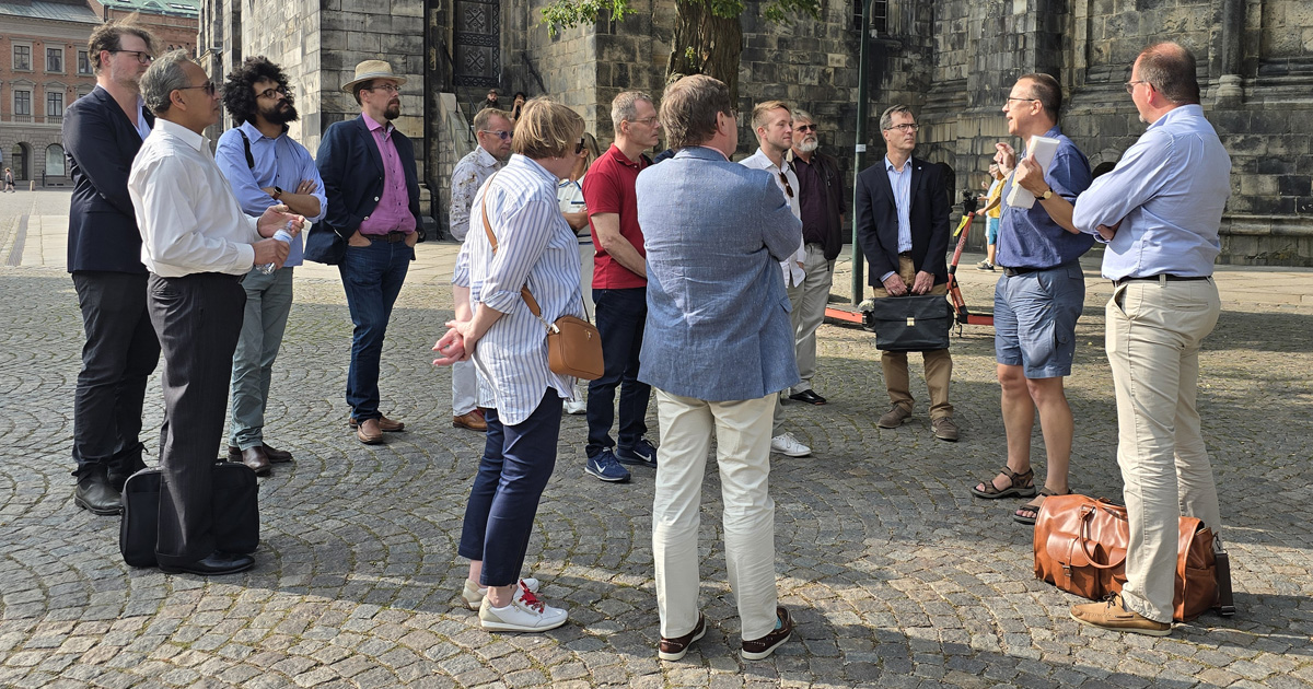 A guided tour in Lund with the voluntary tourist information Destination Lund