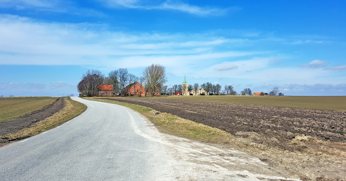 The place where Lund's predecessor, now known as Uppåkra, was located, is today mostly agricultural landscape