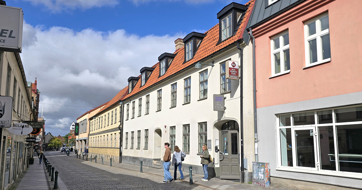 Hotel Nordic in the centre of Lund