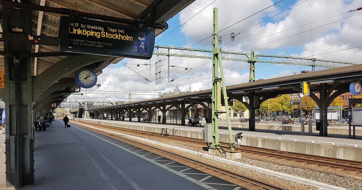 [Lund railway station]